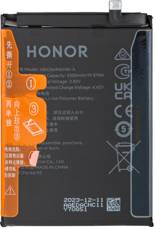 Accu Honor Magic6 Lite, HB526694EHW, Swap 2402AAED