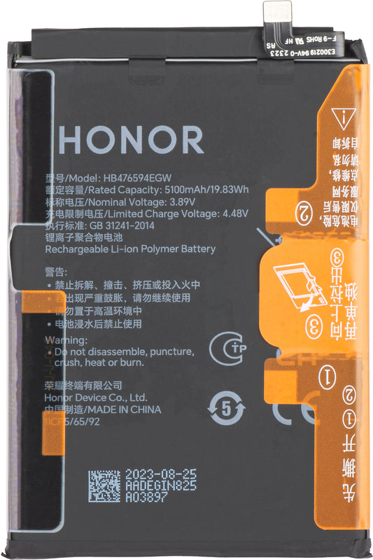 Honor X6a Battery, HB476594EGW, Swap