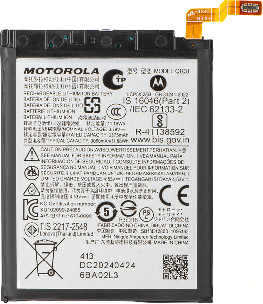 Accu Motorola Razr 50, QR31, Service Pack SB18E12803