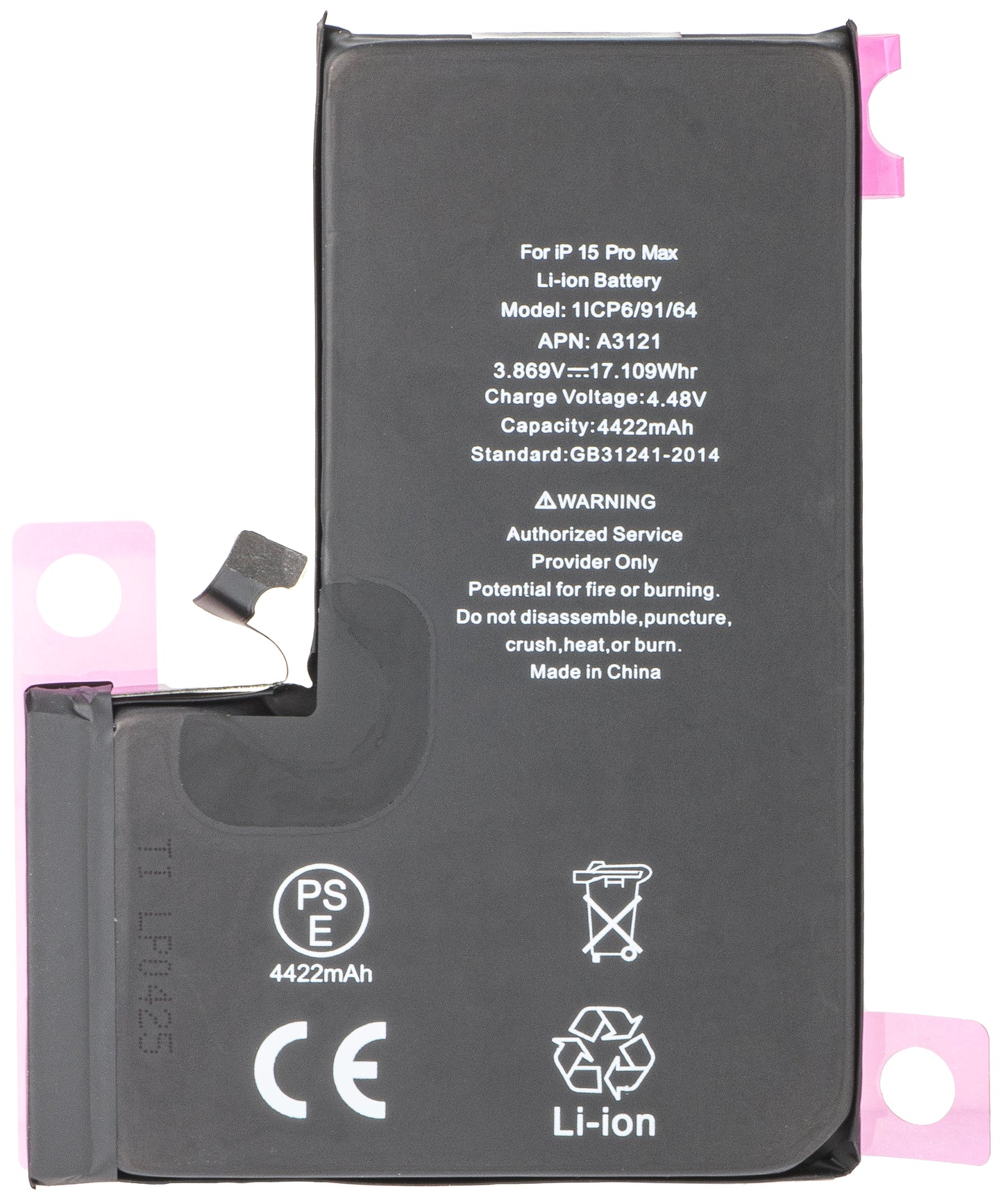 Accu voor Apple iPhone 15 Pro Max, Diagnose