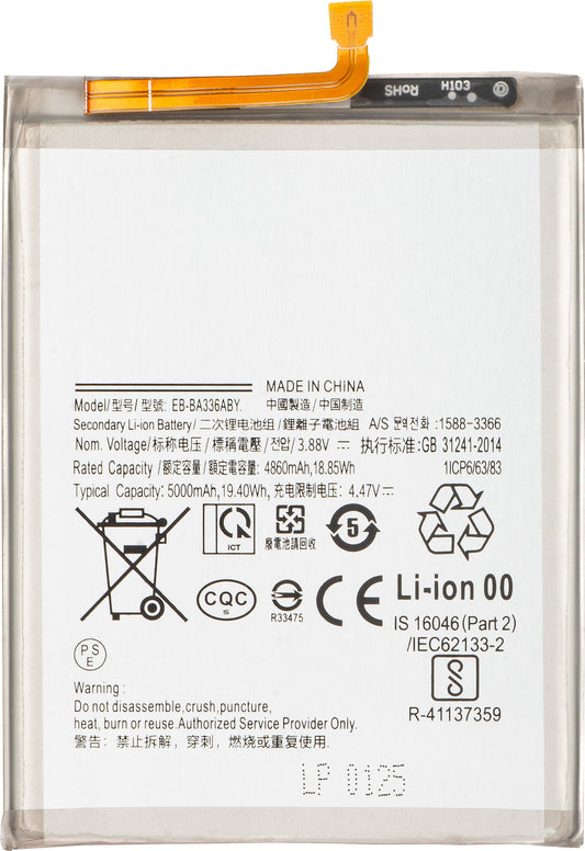 Accu voor Samsung Galaxy A53 5G A536 / A33 5G A336, EB-BA336ABY
