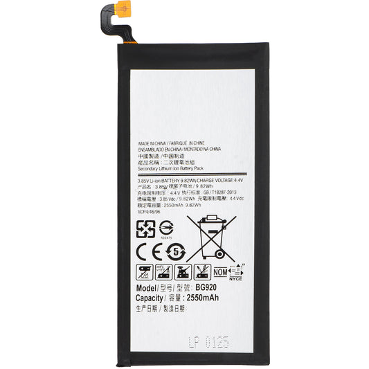 Accu voor Samsung Galaxy S6 G920, EB-BG920AB