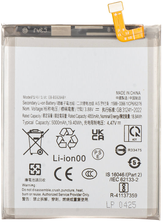 Accu voor Samsung Galaxy S24 Ultra S928, EB-BS928ABY
