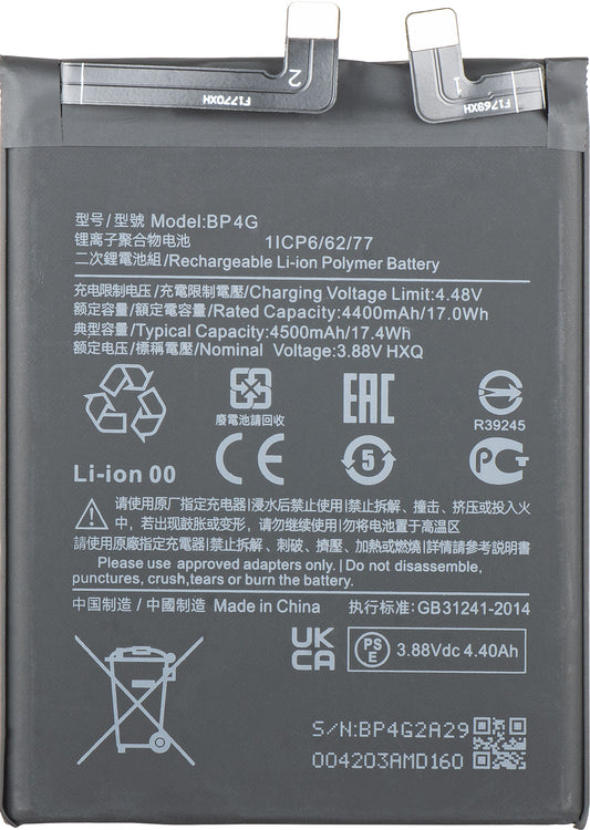 Accu voor Xiaomi 13, BP4G