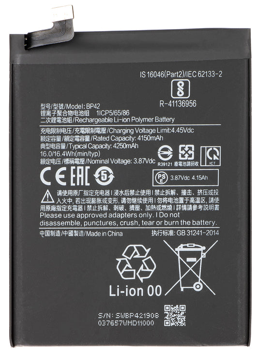 Accu voor Xiaomi Mi 11 Lite 5G / 11 Lite, BP42