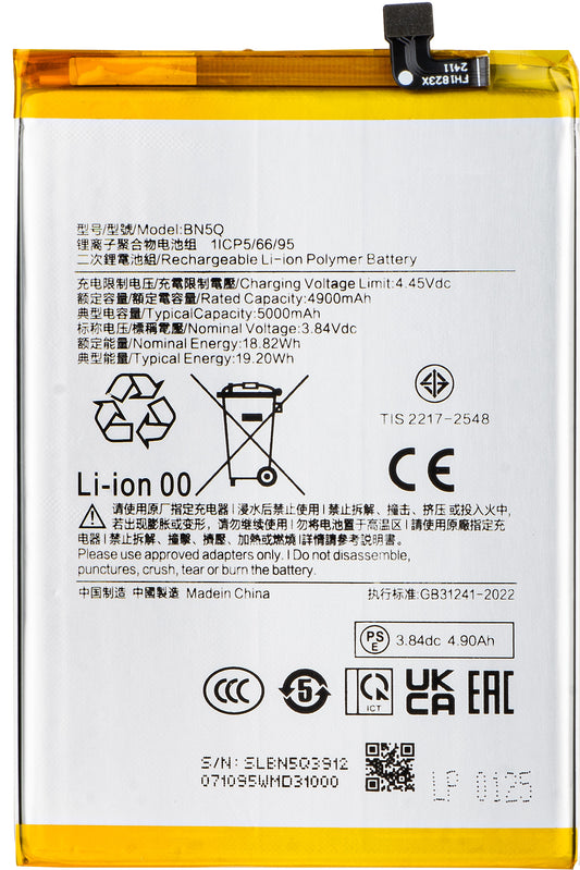 Accu voor Xiaomi Redmi 13C 5G / 13C / Poco C65, BN5Q