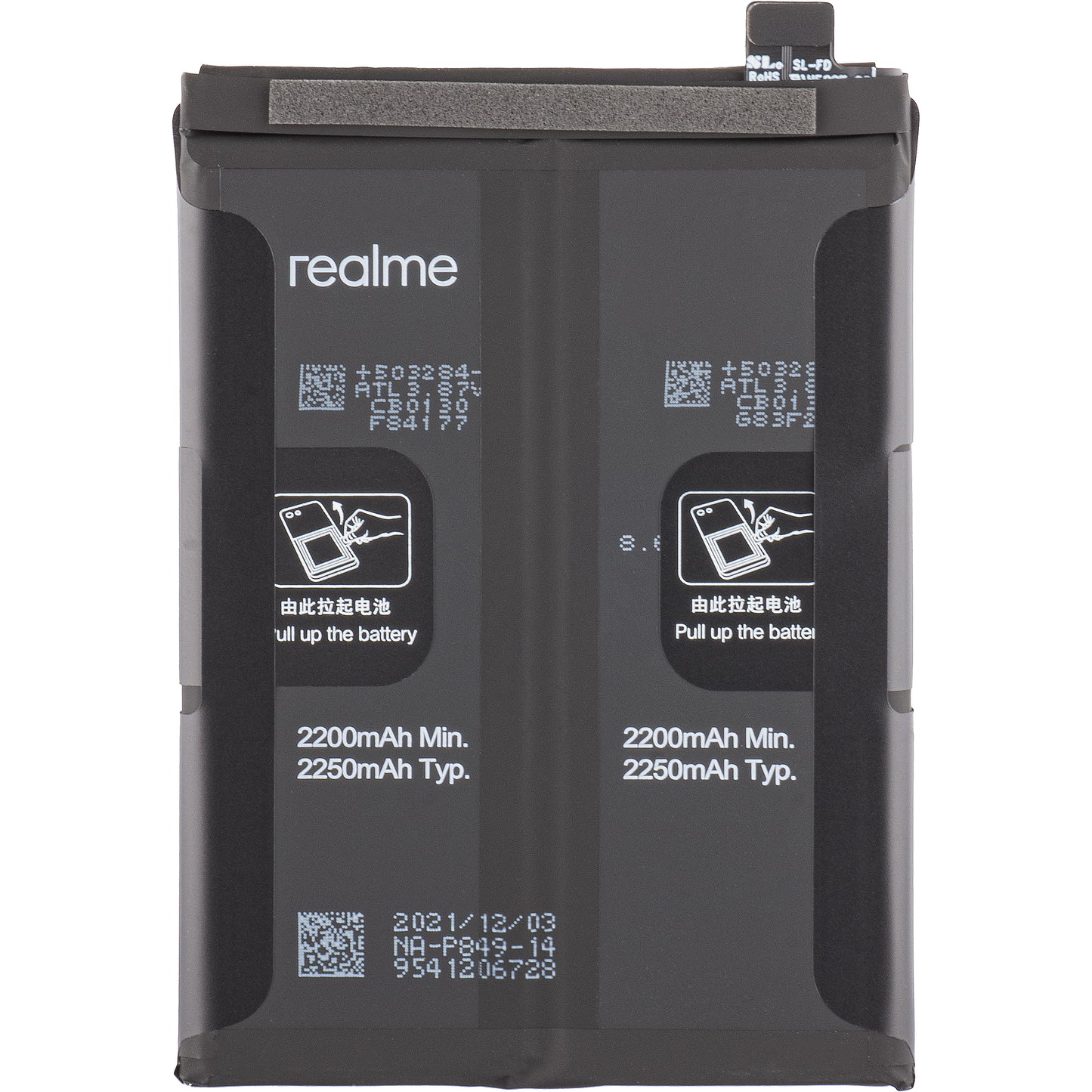 Batterij Realme GT 5G, BLP849, Service Pack 4906739 