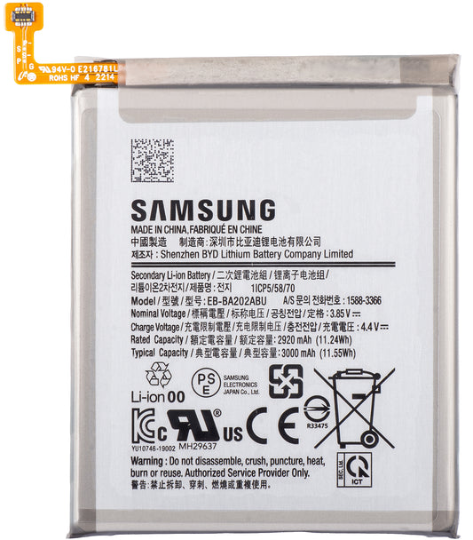 Accu Samsung Galaxy A10e A102 / A20e A202, EB-BA202ABU, Swap GH82-20188A