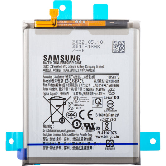 Batterij Samsung Galaxy A51 A515, EB-BA515ABY, Service Pack GH82-21668A