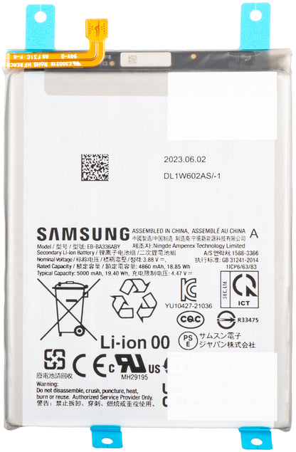 Batterij Samsung Galaxy A53 5G A536 / A33 5G A336, EB-BA336ABY, Service Pack GH82-28027A