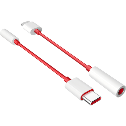 Audio Adapter USB-C - 3.5mm OnePlus TC01W, 0.09m, Red 5461100024