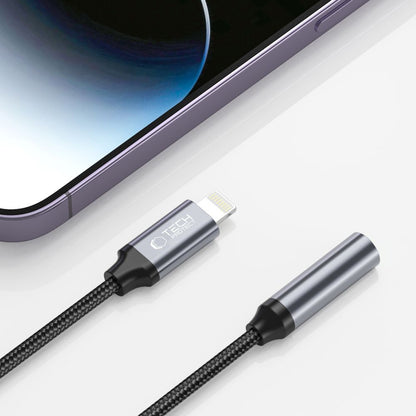 Audio Adapter Lightning - 3.5mm Tech-Protect Ultraboost, Zwart