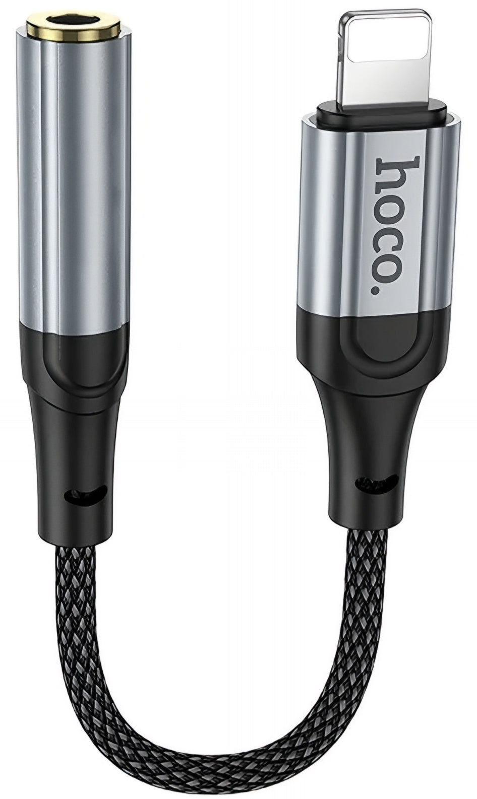 Audio Adapter Lightning - 3.5mm HOCO LS36A, Gri