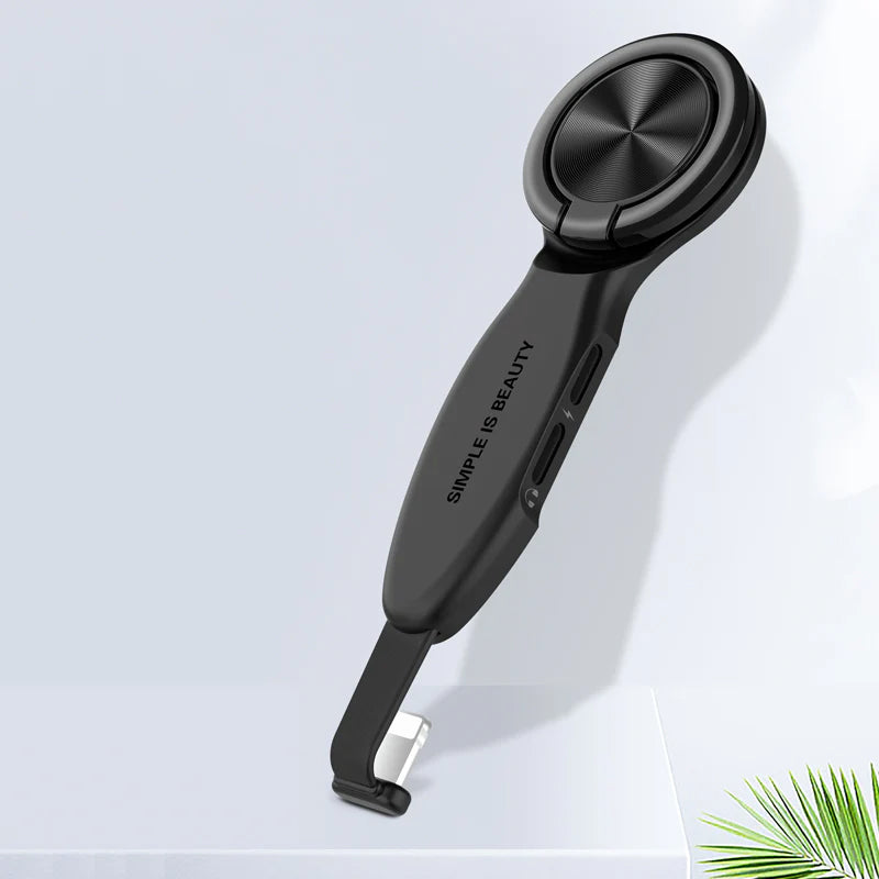 Audio Adapter Lightning - 2 x Lightning XO Design NB133, Zwart