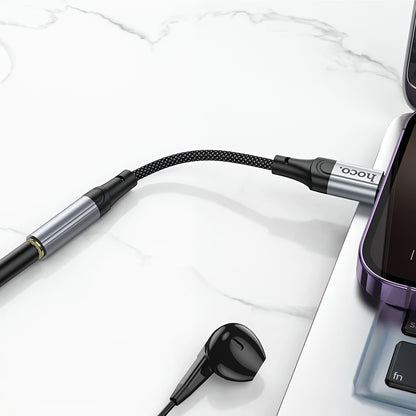 Audio Adapter Lightning - 3.5mm HOCO LS36A, Gri