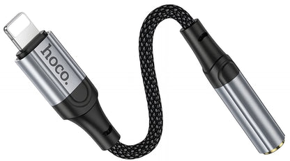 Audio Adapter Lightning - 3.5mm HOCO LS36A, Gri