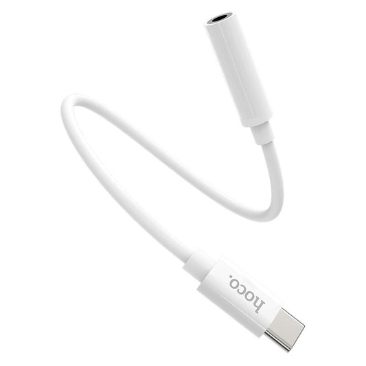 USB-C naar 3,5mm Audio-adapter HOCO LS30, Wit