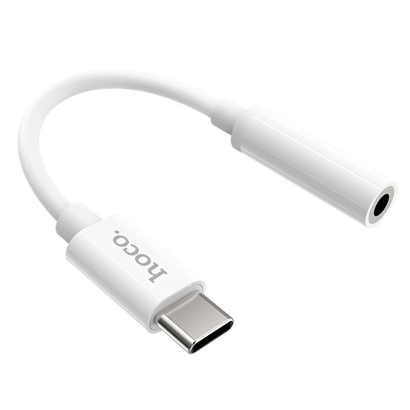 USB-C naar 3,5mm Audio-adapter HOCO LS30, Wit
