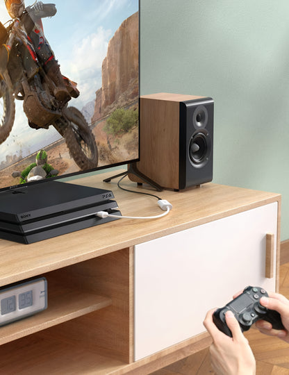 Audio Adapter UGREEN US206, USB-A - 3.5mm, Wit