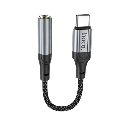 Audio Adapter USB-C - 3.5mm HOCO LS36, Grijs