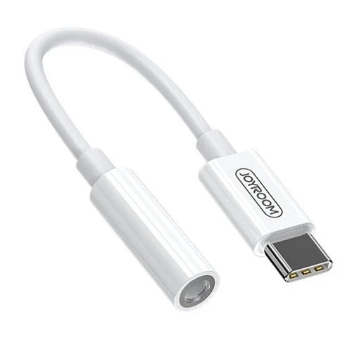 Audio Adapter USB-C - 3.5mm Joyroom SH-C1, Wit