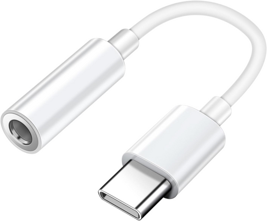 Audio Adapter USB-C - 3.5mm Mobeen by Samsung, Wit GP-TGU023AEAWW