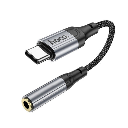 Audio Adapter USB-C - 3.5mm HOCO LS36, Grijs