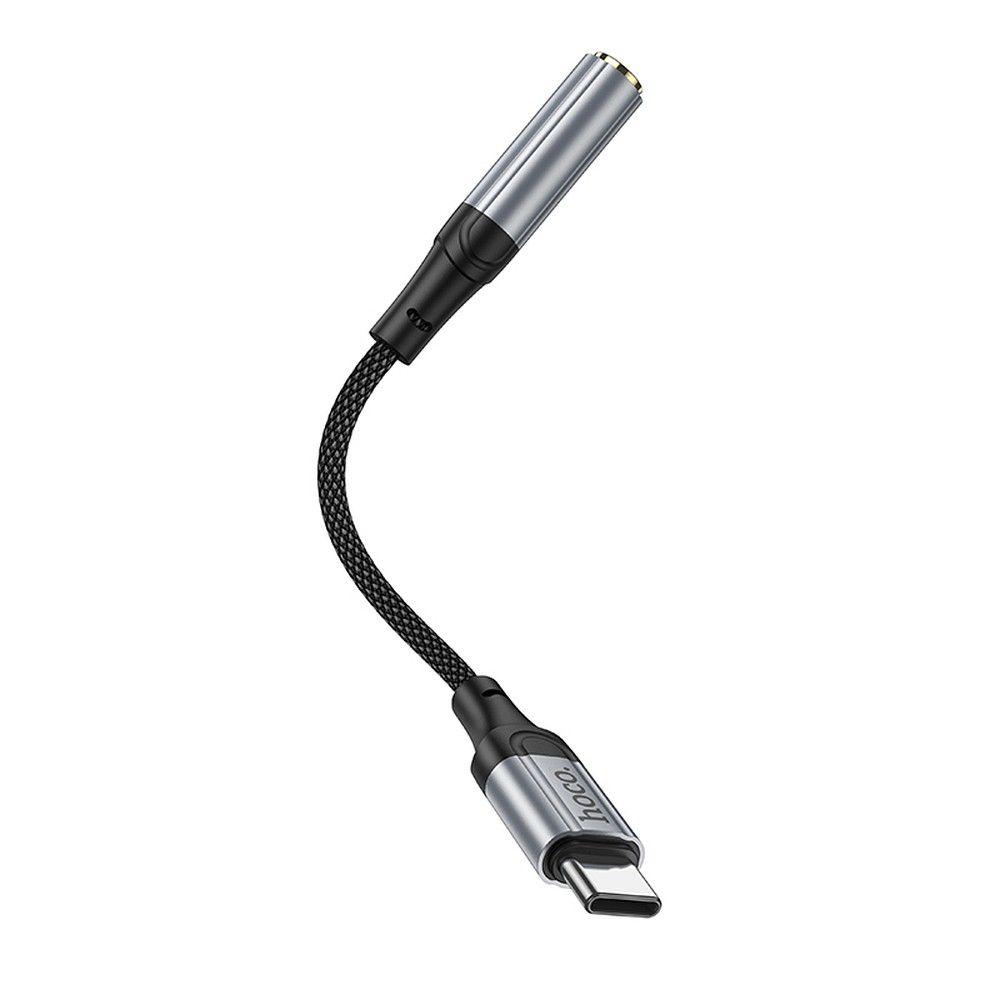 Audio Adapter USB-C - 3.5mm HOCO LS36, Grijs
