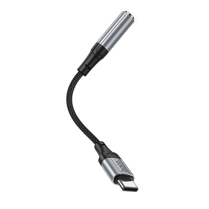 Audio Adapter USB-C - 3.5mm HOCO LS36, Grijs
