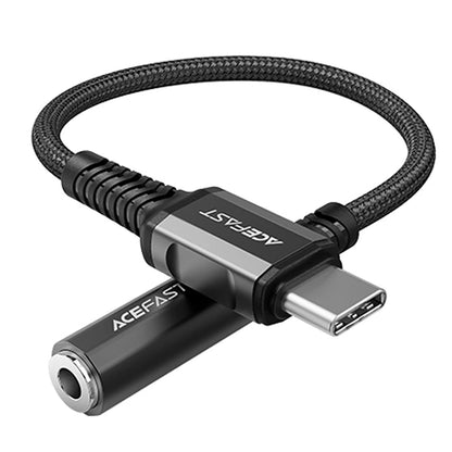 Audio Adapter USB-C - 3.5mm Acefast C1-07, Zwart