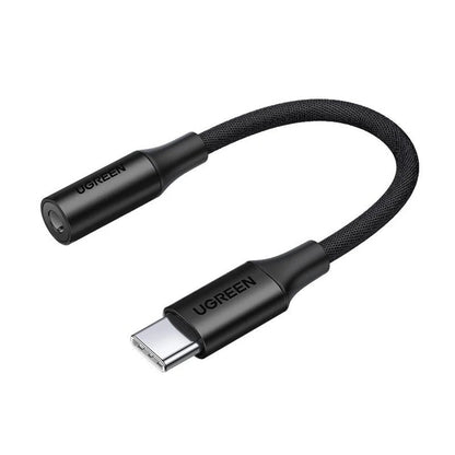 Audio Adapter USB-C - 3.5mm UGREEN AV161, Zwart