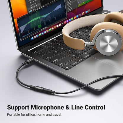 Audio Adapter USB-C - 3.5mm UGREEN AV161, Zwart