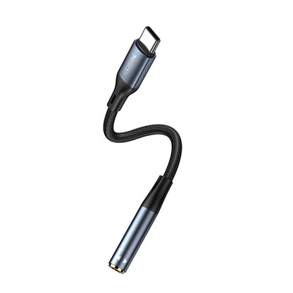 Audio Adapter USB-C - 3.5mm Yesido YAU38, Zwart