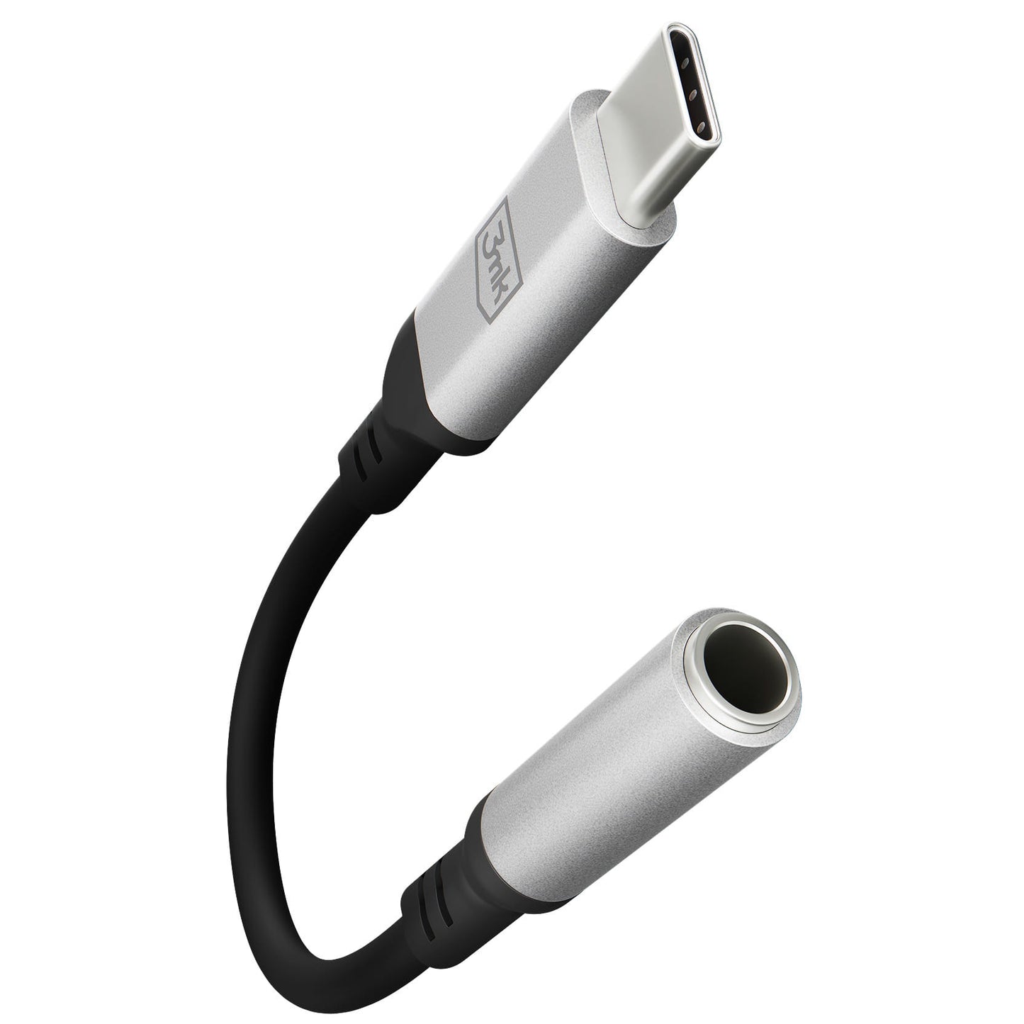 USB-C Audio Adapter - 3.5mm 3MK, Silver