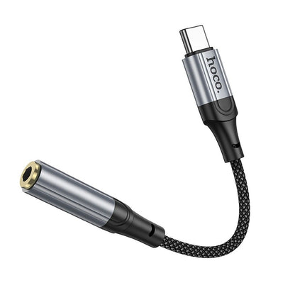 Audio Adapter USB-C - 3.5mm HOCO LS36, Grijs