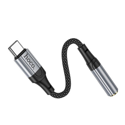 Audio Adapter USB-C - 3.5mm HOCO LS36, Grijs