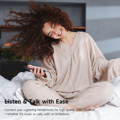 Audio Adapter USB-C - Lightning McDodo CA-4870, Grijs