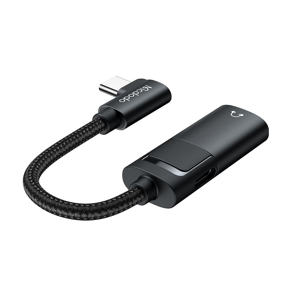 Audio Adapter USB-C - USB-C / 3.5mm McDodo CA-1880, Zwart