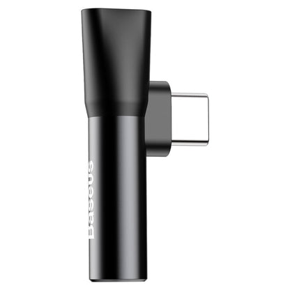 Audio-adapter USB-C - USB-C / 3,5 mm Baseus L41, zwart CATL41-01
