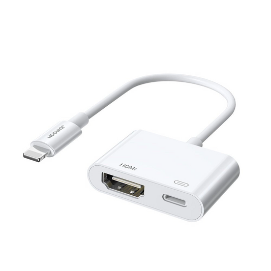Audio- en Videoadapter Lightning - HDMI / Lightning Joyroom S-H141, Wit