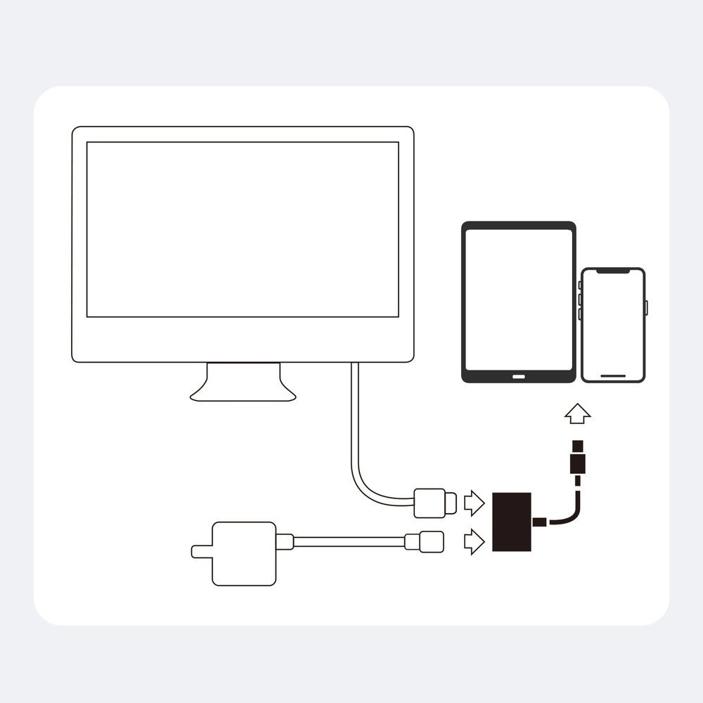 Audio- en Videoadapter Lightning - HDMI / Lightning Joyroom S-H141, Wit