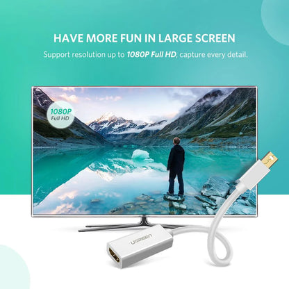 Video Adapter UGREEN MD112 (10461), MiniDisplayPort - HDMI, Zwart