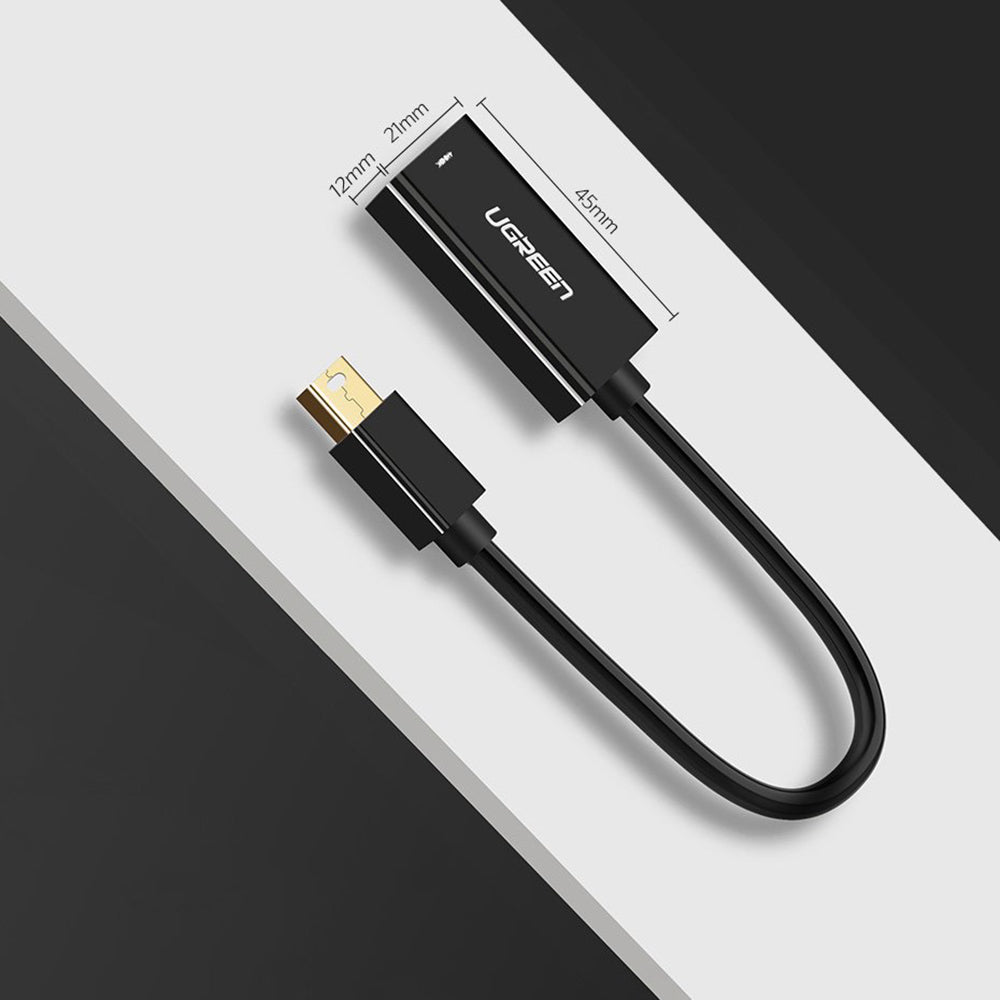 Video Adapter UGREEN MD112 (10461), MiniDisplayPort - HDMI, Zwart