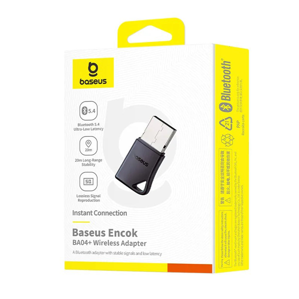 Bluetooth USB-adapter Baseus Encok BA04+, Zwart A10082600121-00