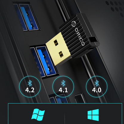 Orico BTA-53 USB Bluetooth-adapter, Zwart