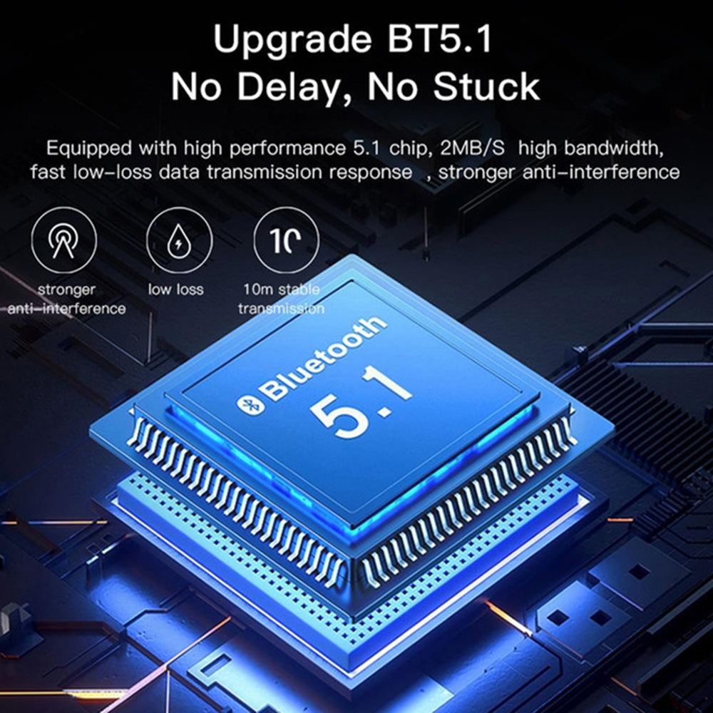 Bluetooth USB-adapter Yesido YAU34, Zwart