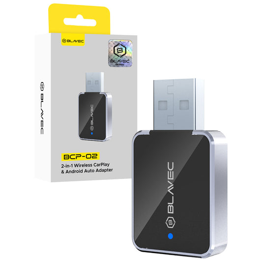 Draadloze Carplay / Android Auto Adapter Blavec BCP-02 voor Apple iPhone / Android Series