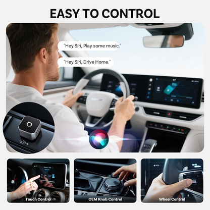 Draadloze Carplay / Android Auto-adapter Ottocast Mini Cube Style C voor Apple iPhone / Android Series CP88-T3
