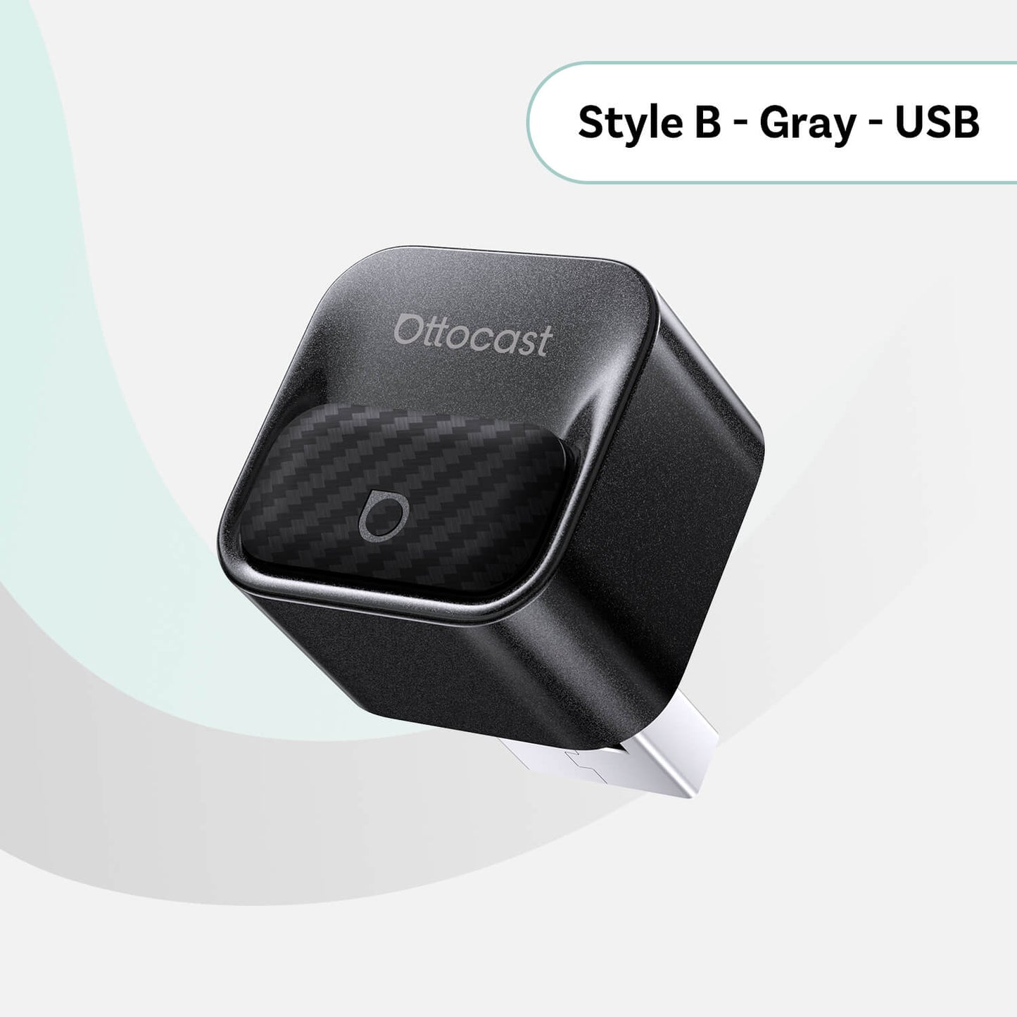 Draadloze Carplay / Android Auto-adapter Ottocast Mini Pico Style B voor Apple iPhone / Android Series CA525-T3