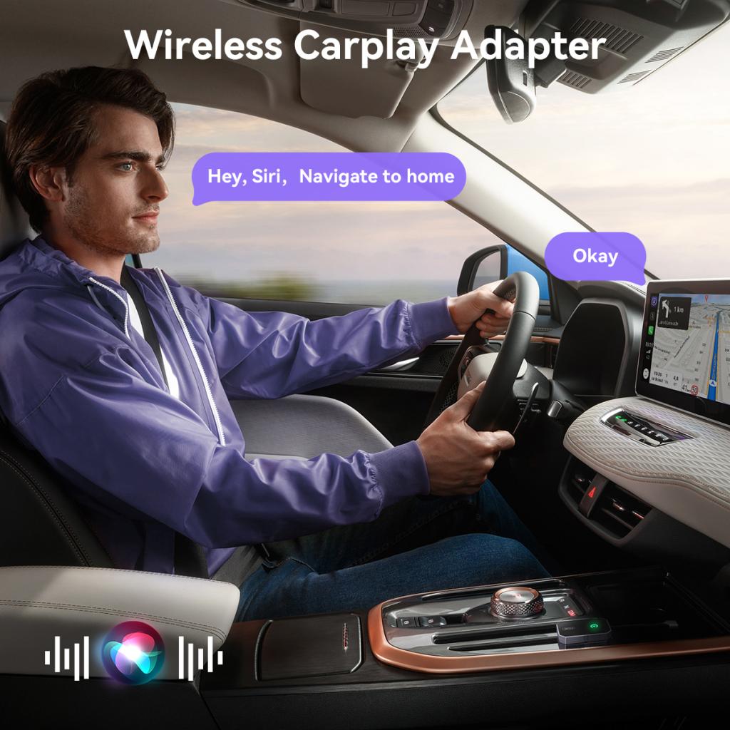 Draadloze Carplay Adapter XO Design CZ016 voor Apple iPhone Series